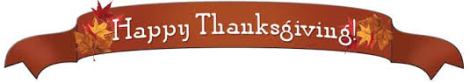 happy thanksgiving banner