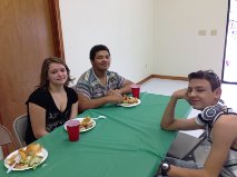 Youth at Fellowship Meal 3.15.15